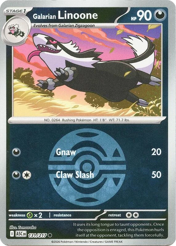 Galarian Linoone (Dusk Ball)