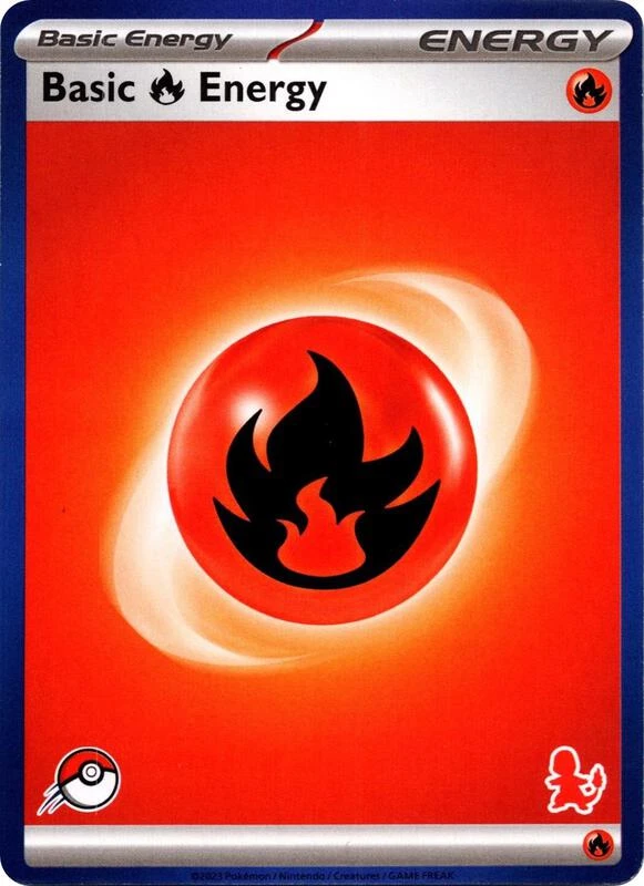 Basic Fire Energy (Blue Border)