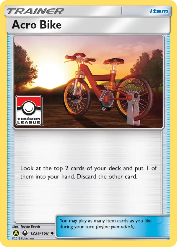 Acro Bike - 123a/168 (Pokemon League)