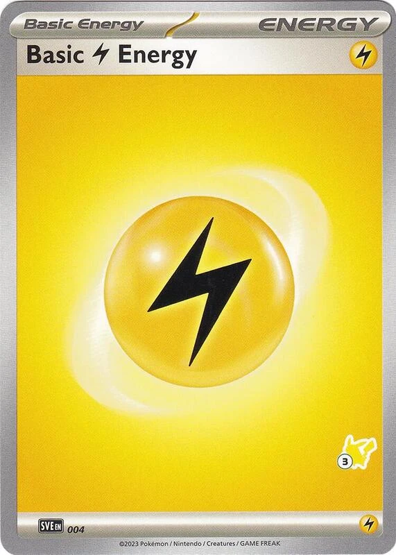 Basic Lightning Energy - Pikachu 3