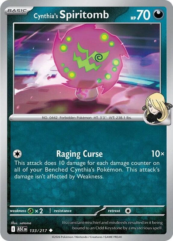 Cynthia's Spiritomb - 133/217