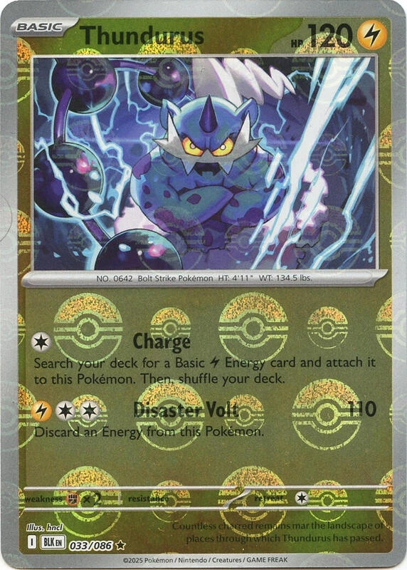 Thundurus (Poke Ball Pattern)