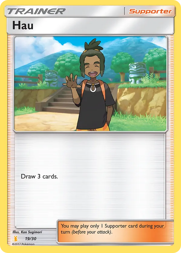 Hau (#19) (Lycanroc Half-Deck)