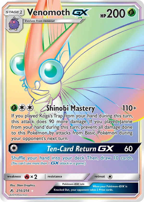 Venomoth GX (Secret)