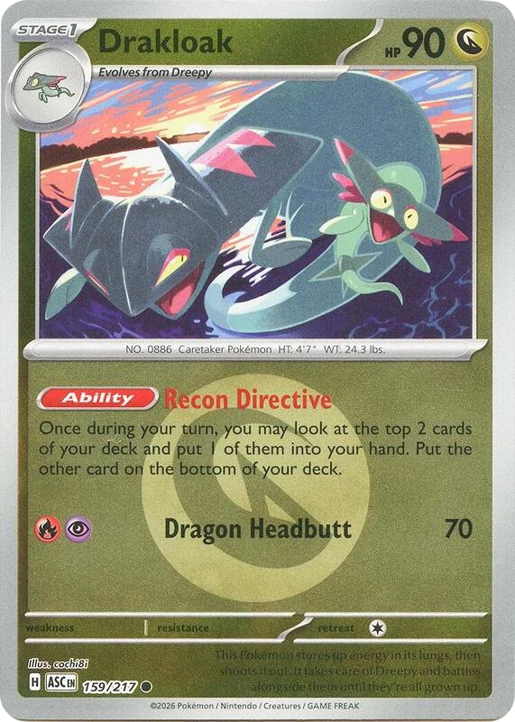 Drakloak - 159/217 (Energy Symbol Pattern)