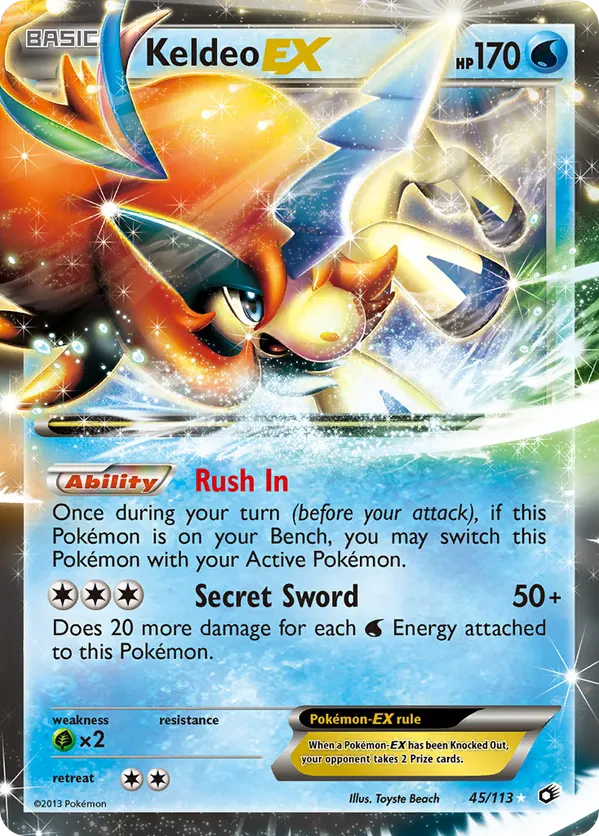 Keldeo EX - 2014 (Michikazu Tsuda)