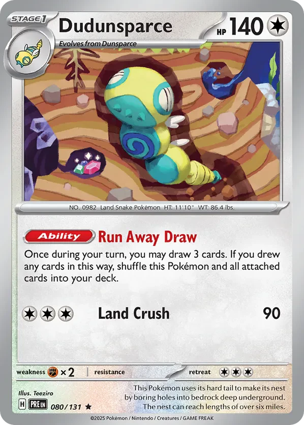 Dudunsparce (Master Ball Pattern)