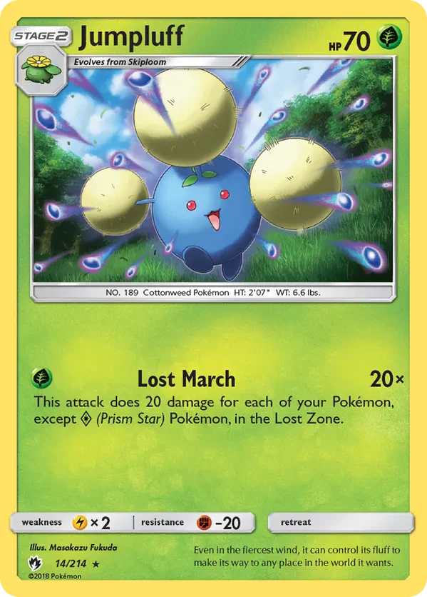 Jumpluff - 14/214 (Pokemon League)