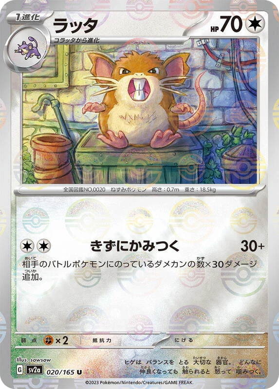 Raticate (Poke Ball Pattern)