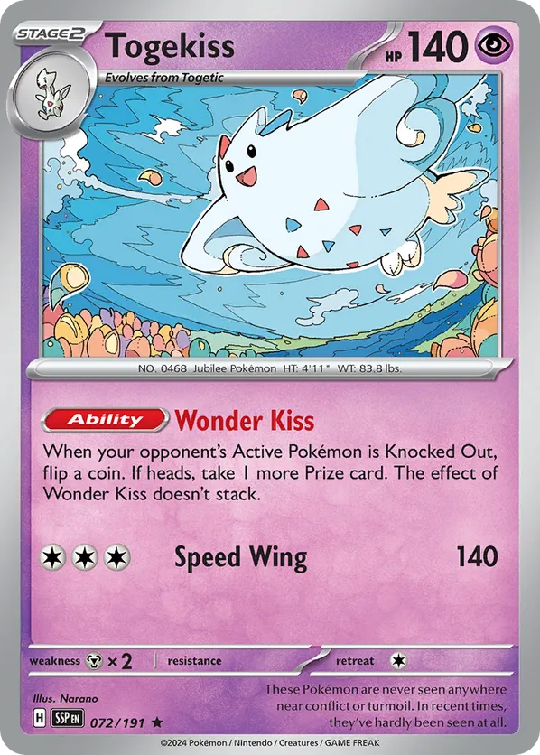 Togekiss - 072/191 (Cosmos Holo)