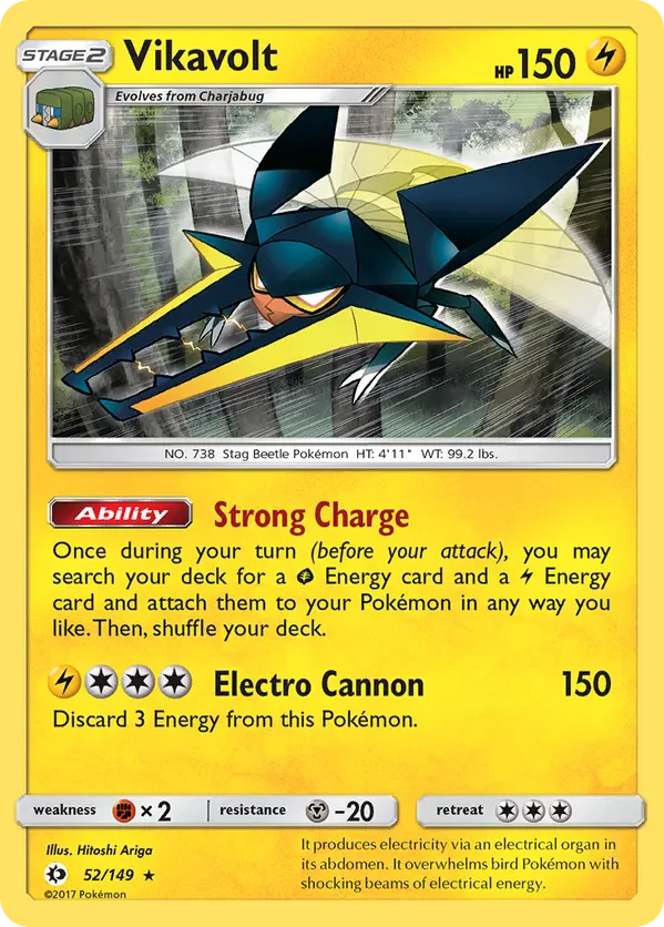 Vikavolt - 52/149 (Pokemon League)