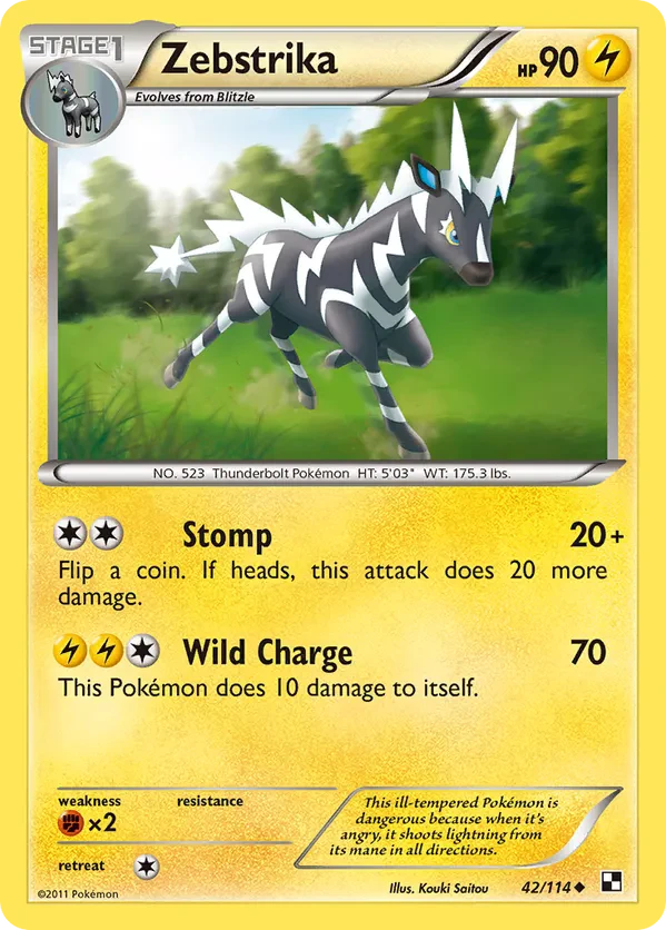 Zebstrika - 42/114 (League Promo)