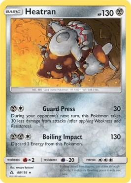 Heatran - 88/156 (Prerelease Kit Exclusive)