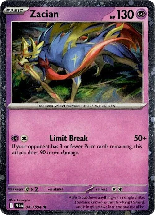 Zacian - 045/094 (Cosmos Holo)