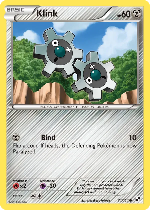 Klink - 74/114 (Cracked Ice Holo)