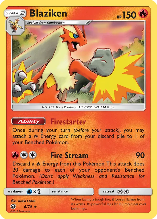 Blaziken - 6/70 (Dragon Majesty)