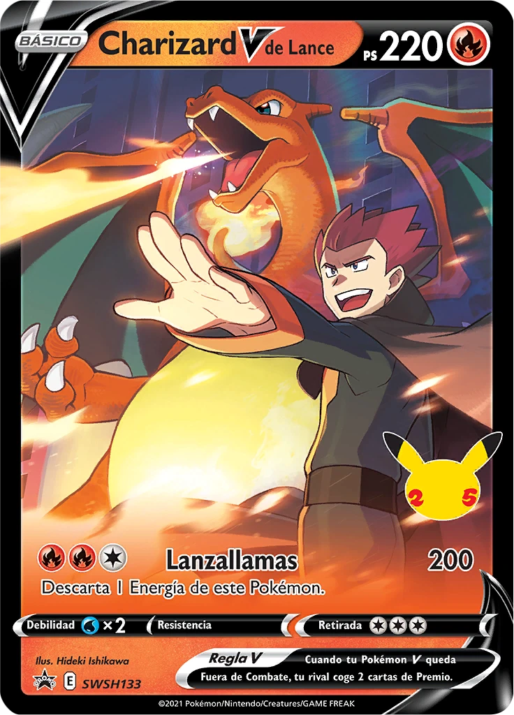 Charizard V de Lance