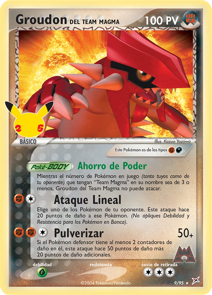 Groudon del Team Magma