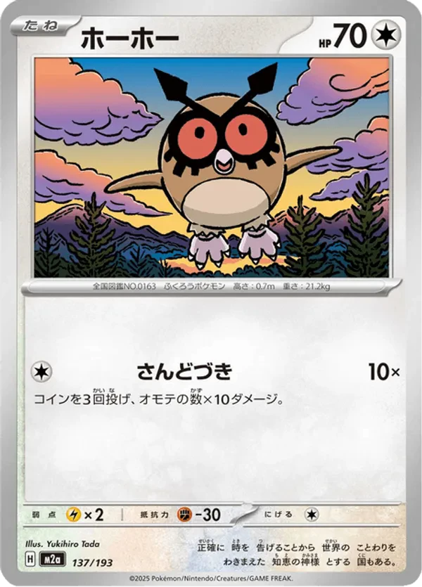 Hoothoot (Energy Symbol Pattern)