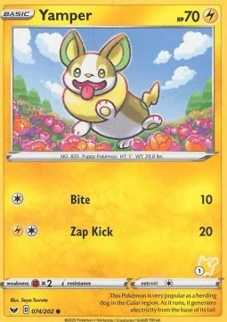 Yamper (#1 Pikachu Stamped)
