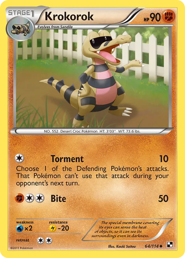 Krokorok - 64/114 (League Promo)