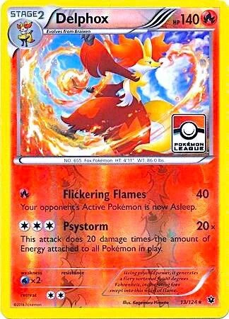 Delphox - 13/124 (Pokemon League)