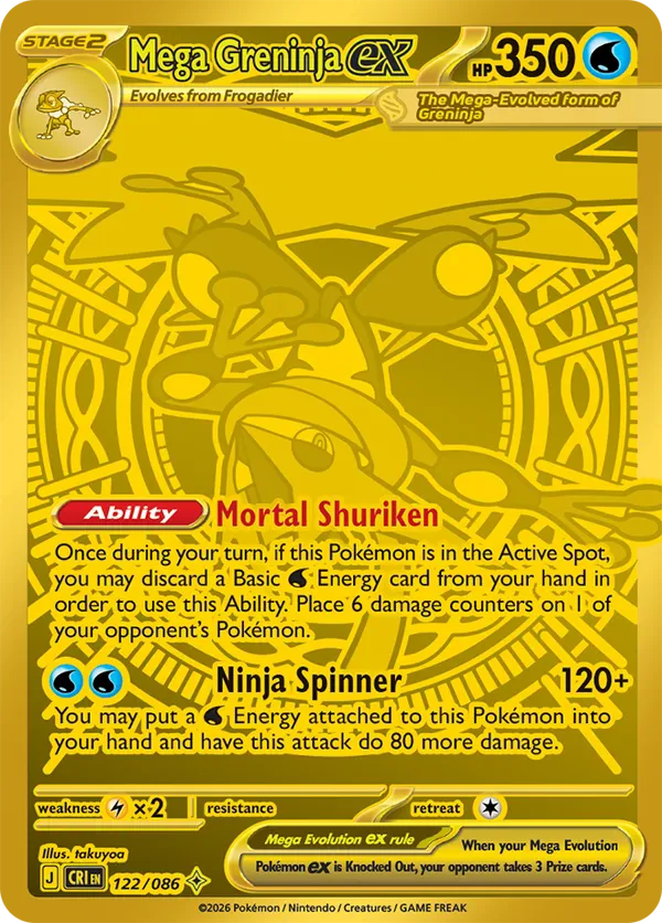 Mega Greninja ex - 122/086