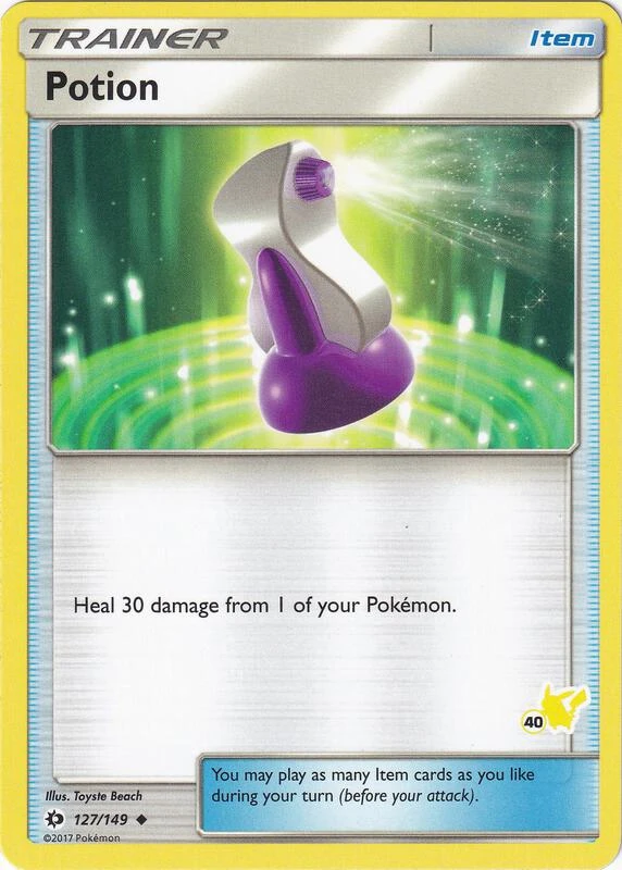 Potion - 127/149 (#40 Pikachu Stamped)