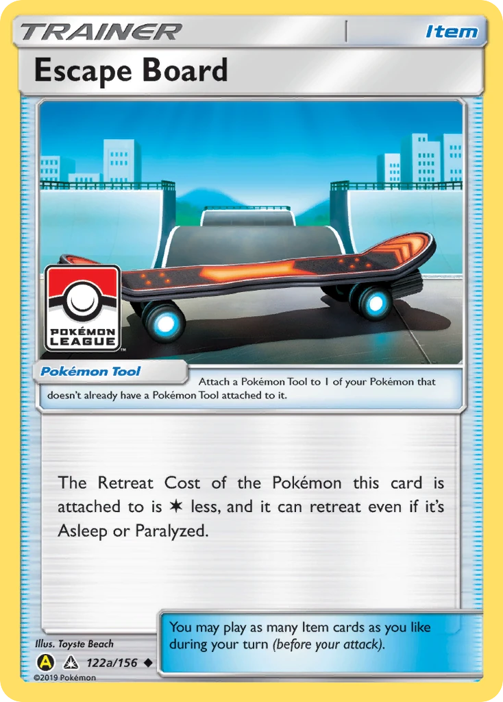 Escape Board - 122a/156 (Pokemon League)