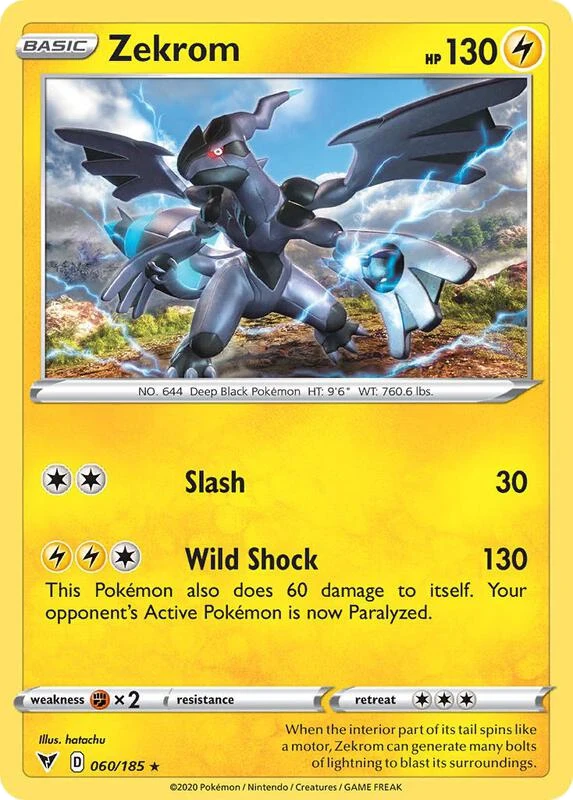 Zekrom - 060/185 (Cosmos Holo)