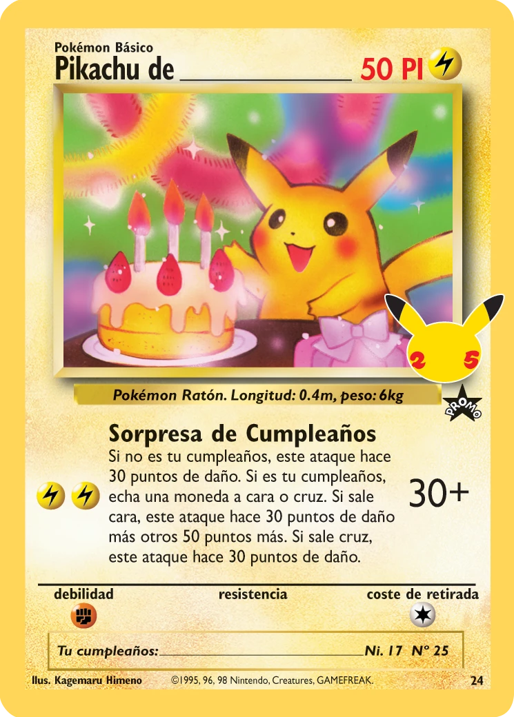 Pikachu de ______
