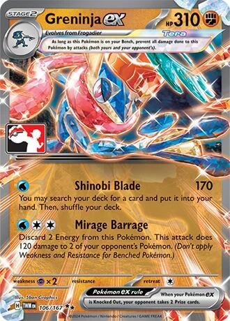 Greninja ex - 106/167