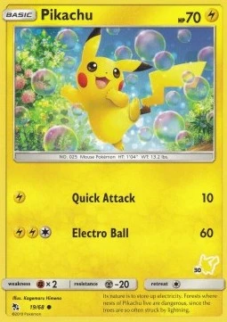 Pikachu (#30 Pikachu Stamped)