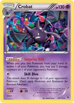 Crobat - 33/119 (Cosmos Holo)