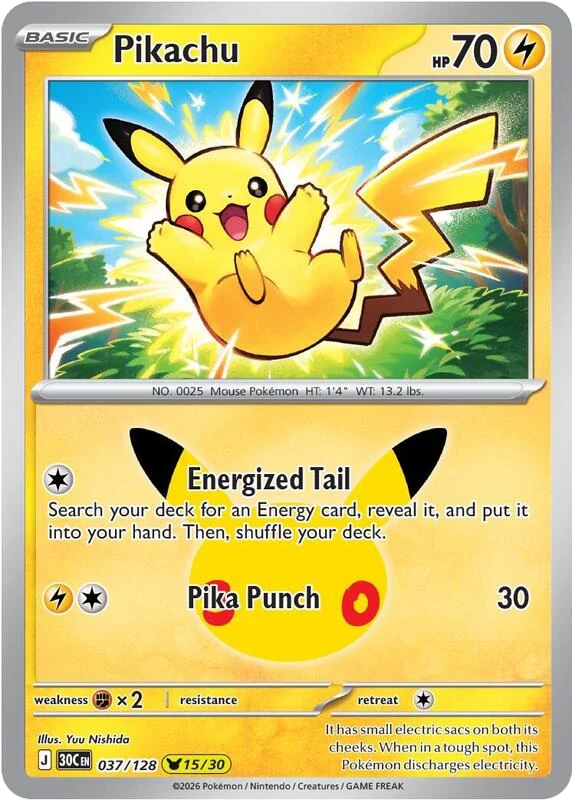 Pikachu - 037/128