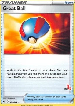 Great Ball (#43 Cinderace Stamped)