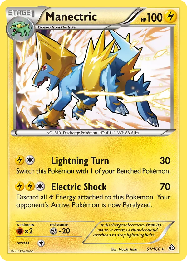 Manectric - 61/160 (XY Primal Clash)