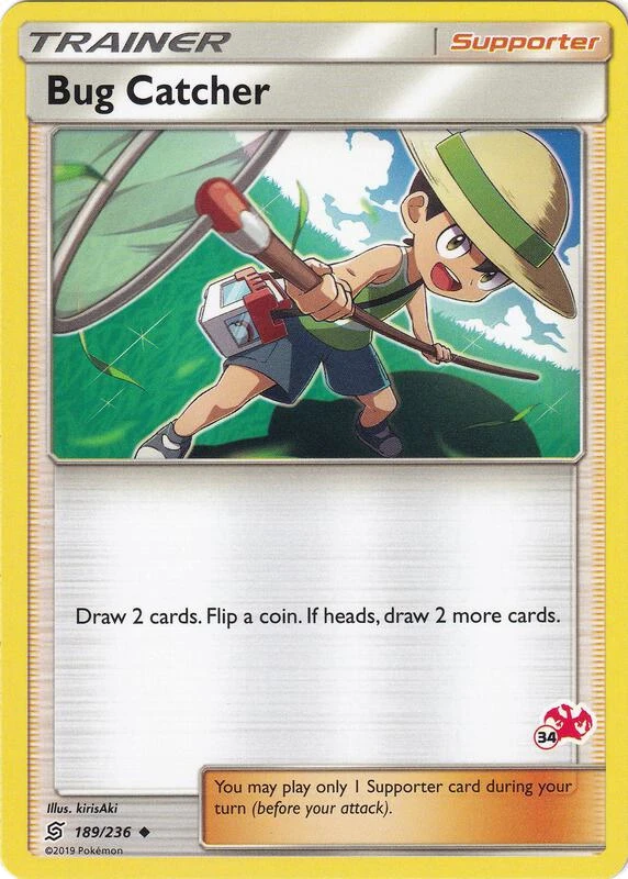 Bug Catcher - 189/236 (#34 Charizard Stamped)