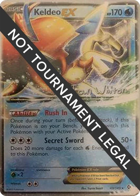 Keldeo EX - 2013 (Ian Whiton)