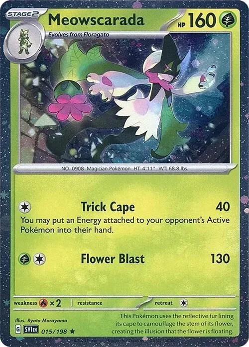 Meowscarada - 015/198 (Cosmos Holo)