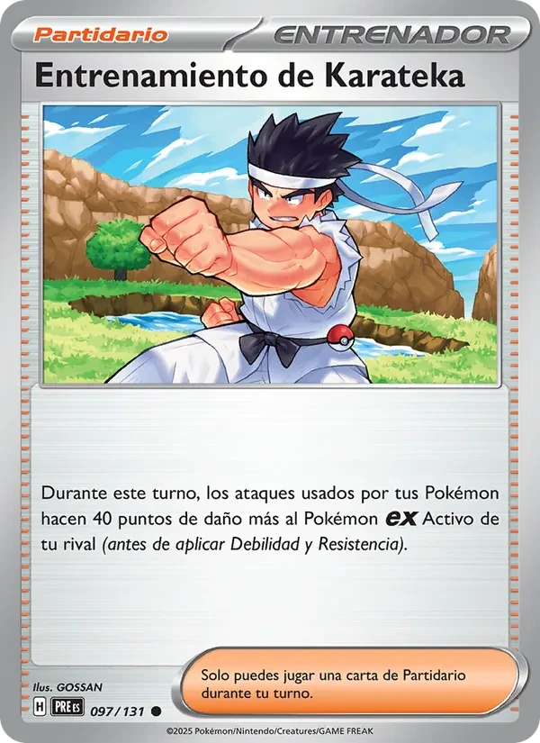 Entrenamiento de Karateka
