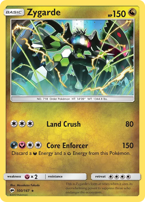 Zygarde - 100/147 (Pokemon League)