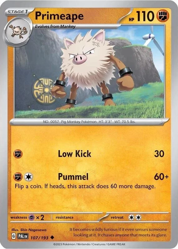 Primeape - 107/193 (Cosmos Holo)