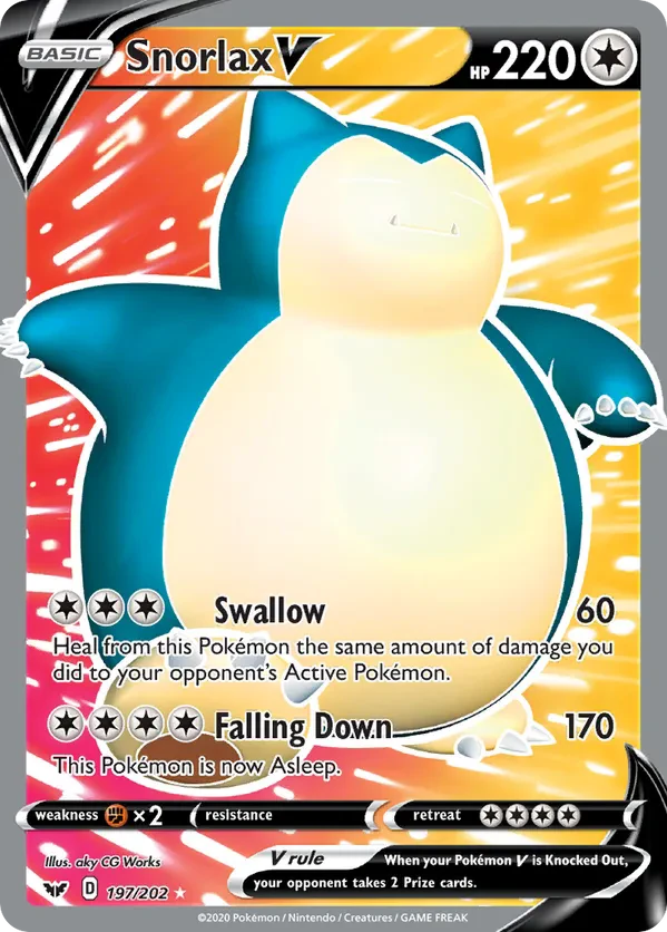 Snorlax V (Full Art)