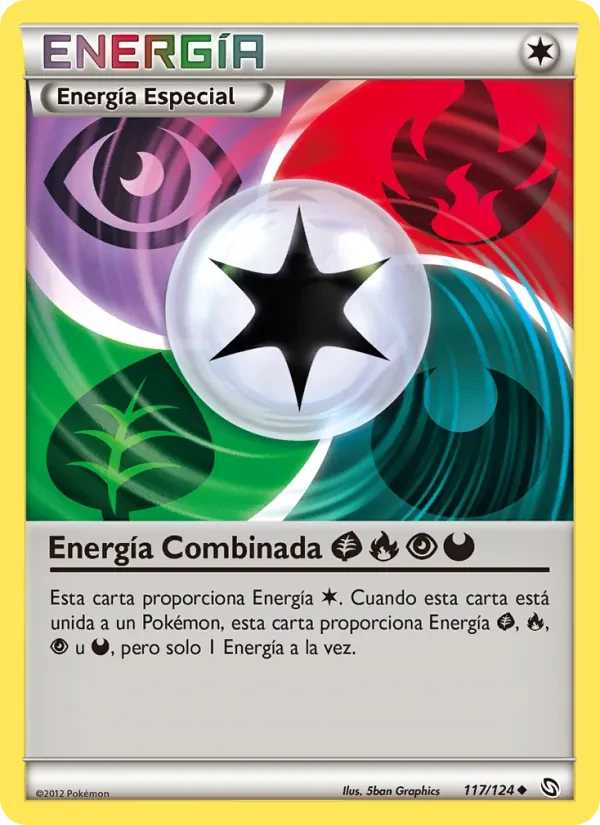 Energía Combinada GrassFirePsychicDarkness