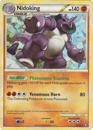 Nidoking - 6/102 (Cracked Ice Holo)