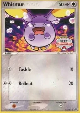 Whismur (City Championships)