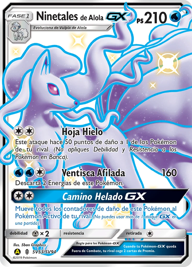 Ninetales de Alola GX