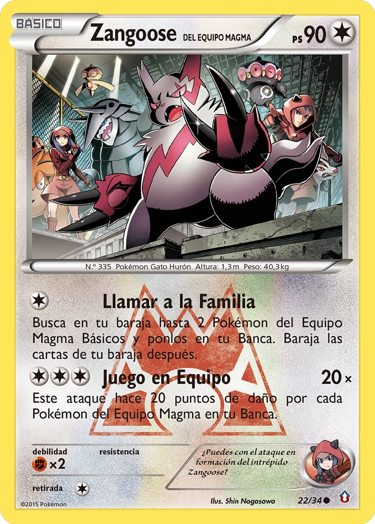 Zangoose del Equipo Magma