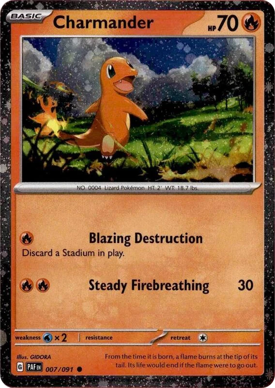 Charmander - 007/091 (Cosmos Holo)